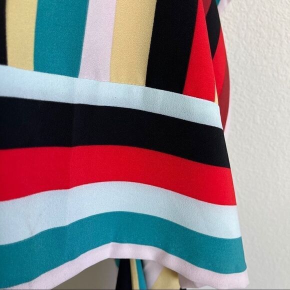 ECI Striped Cropped Jumpsuit- Small - Picture 6 of 11